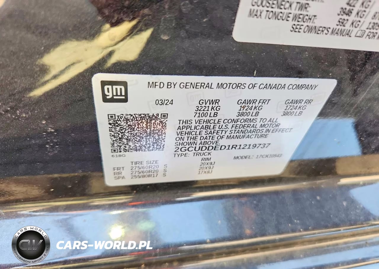 2024 Chevrolet Silverado K1500 Lt VIN:2GCUDDED1R1219737 - 13