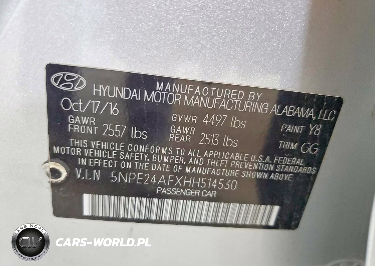 2017 Hyundai Sonata Se VIN:5NPE24AFXHH514530 - 13