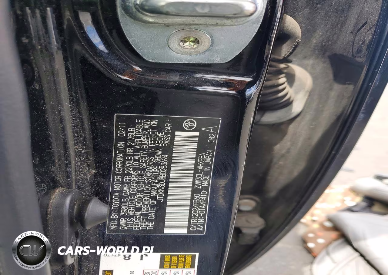 2011 Toyota Prius Three VIN:JTDKN3DU8B0283694 - 12