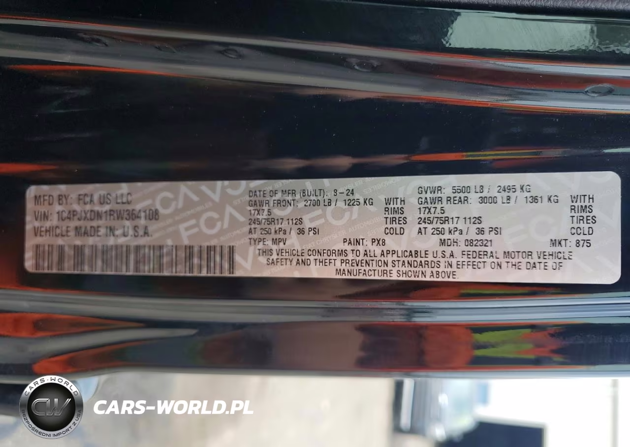 2024 Jeep Wrangler Sport VIN:1C4PJXDN1RW364108 - 12