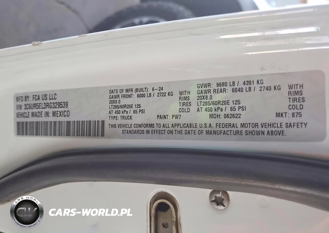 2024 Ram 2500 Powerwagon VIN:3C6UR5EL3RG329539 - 12