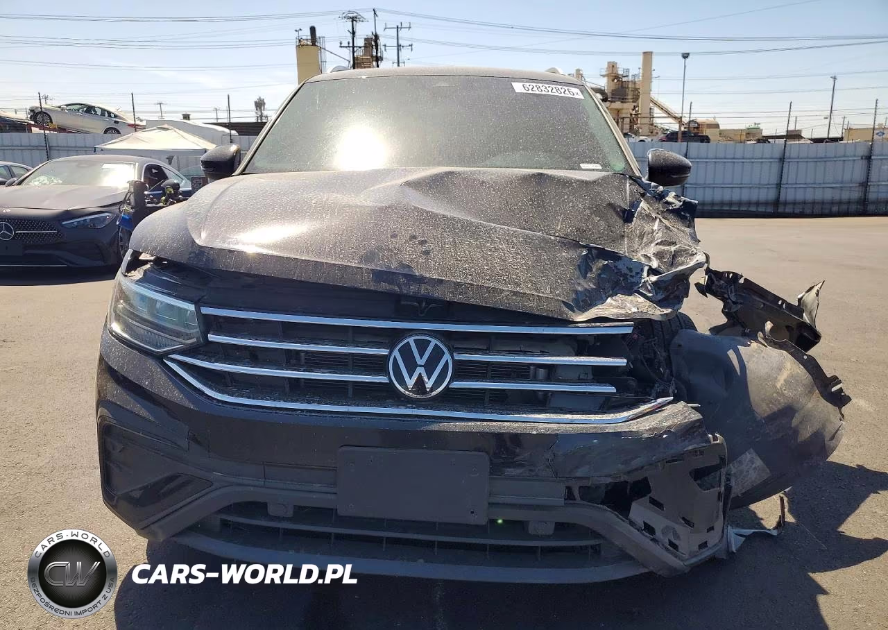 2022 Volkswagen Tiguan Se VIN:3VV3B7AX9NM161481 - 5
