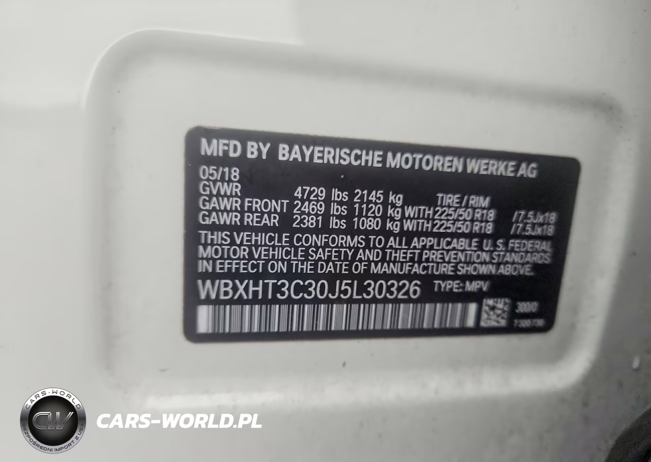 2018 BMW X1 xDrive28I VIN:WBXHT3C30J5L30326 - 13