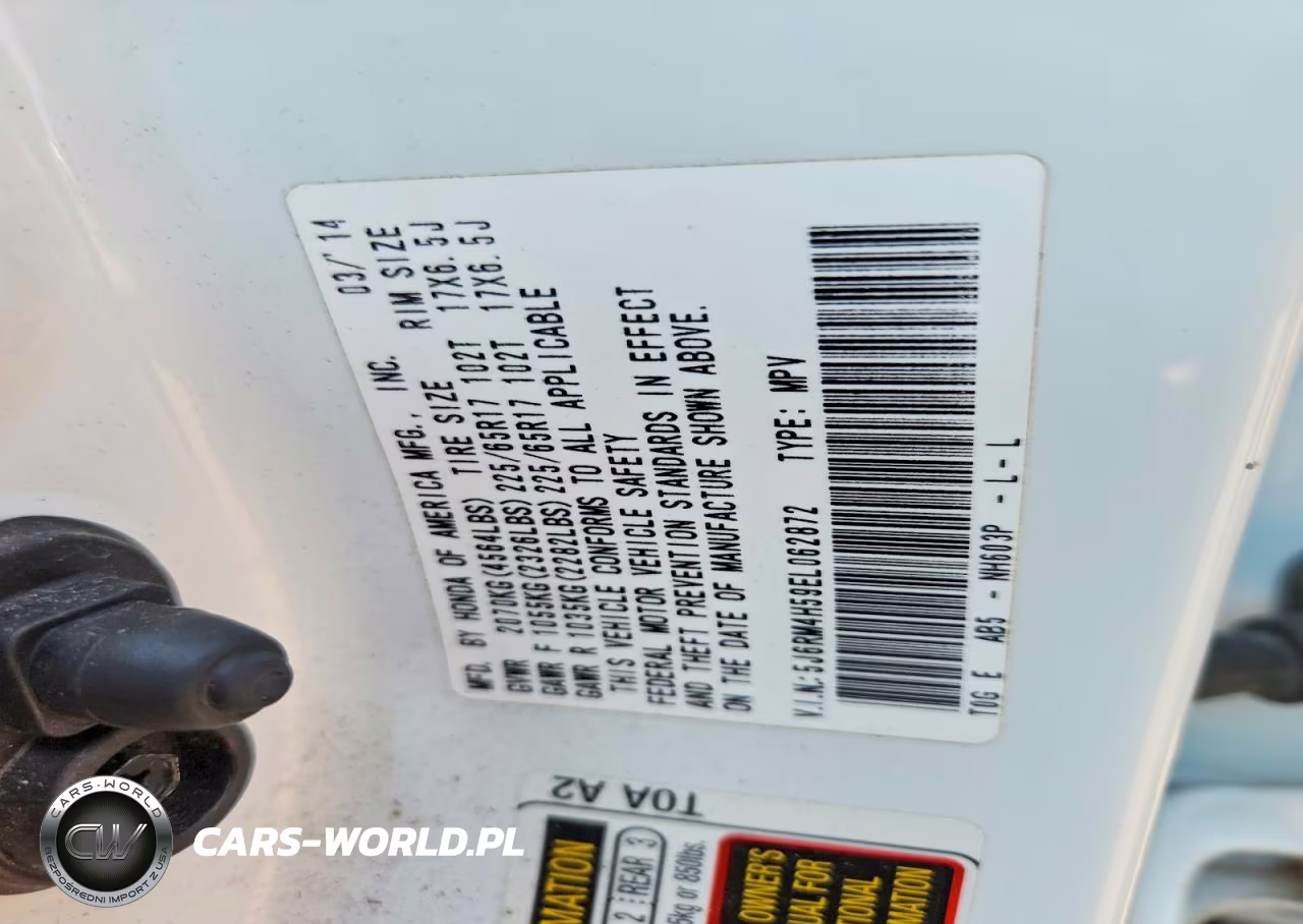 2014 Honda Cr-V Ex VIN:5J6RM4H59EL062872 - 13