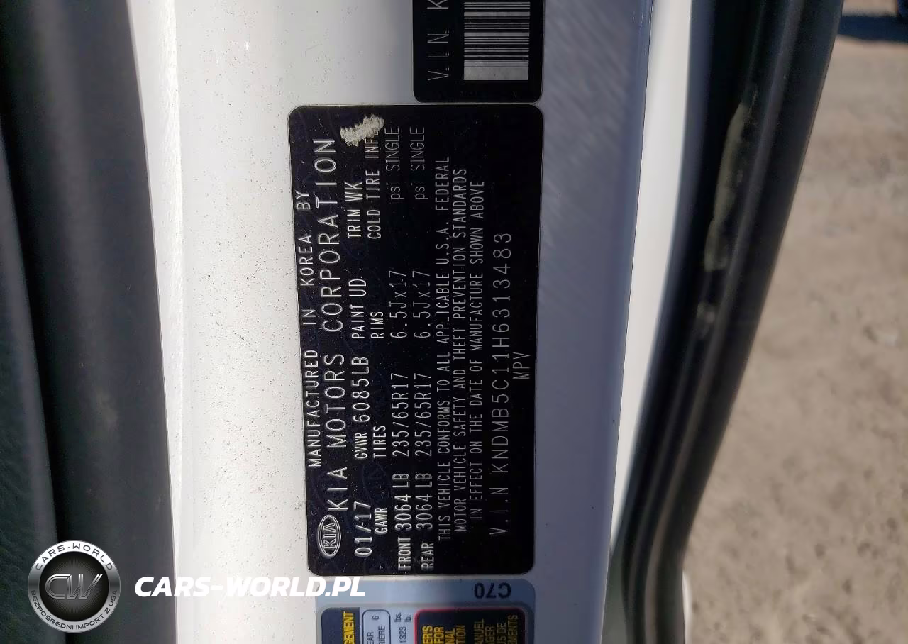 2017 Kia Sedona Lx VIN:KNDMB5C11H6313483 - 13