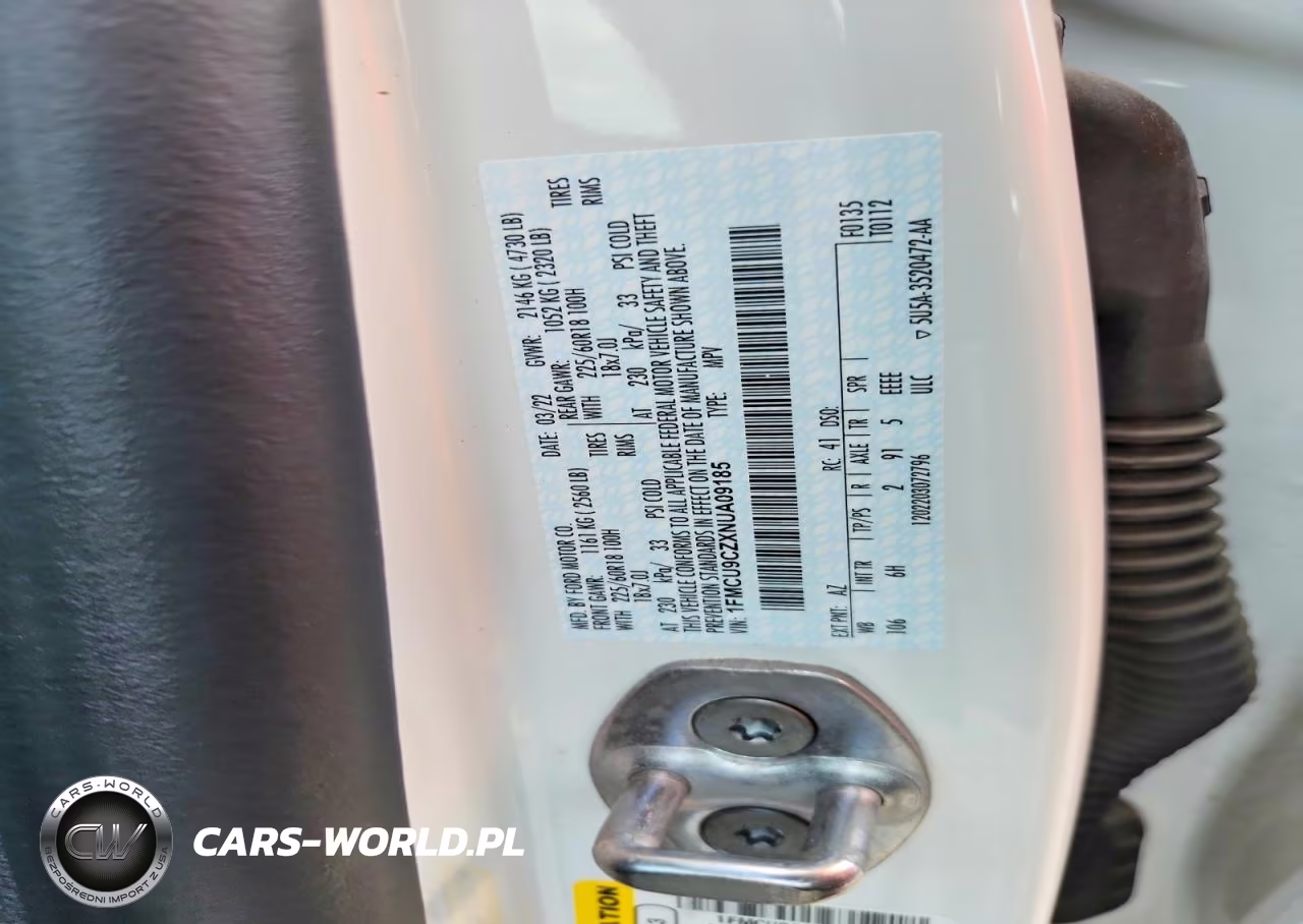 2022 Ford Escape Sel VIN:1FMCU9CZXNUA09185 - 13