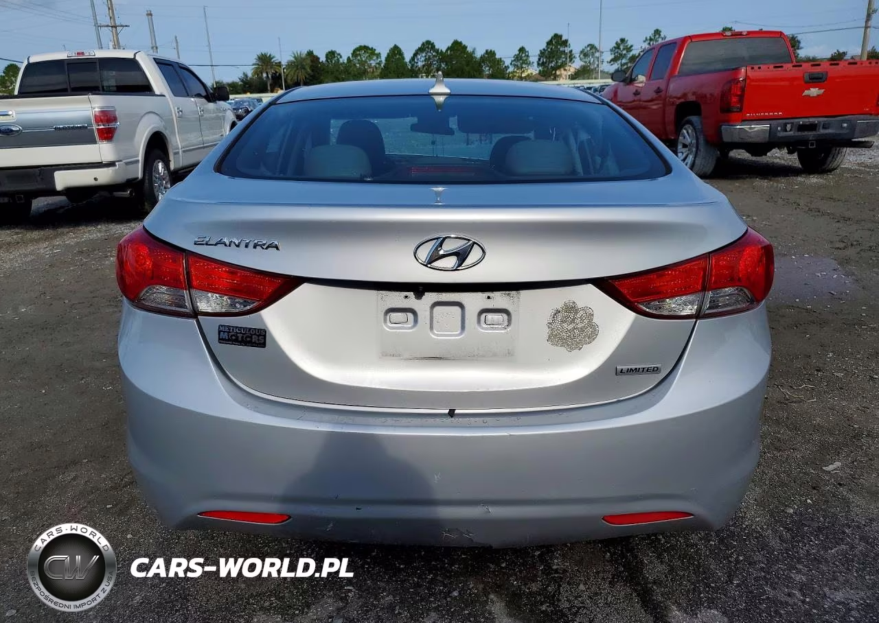 2013 Hyundai Elantra Limited VIN:5NPDH4AE6DH195316 - 6
