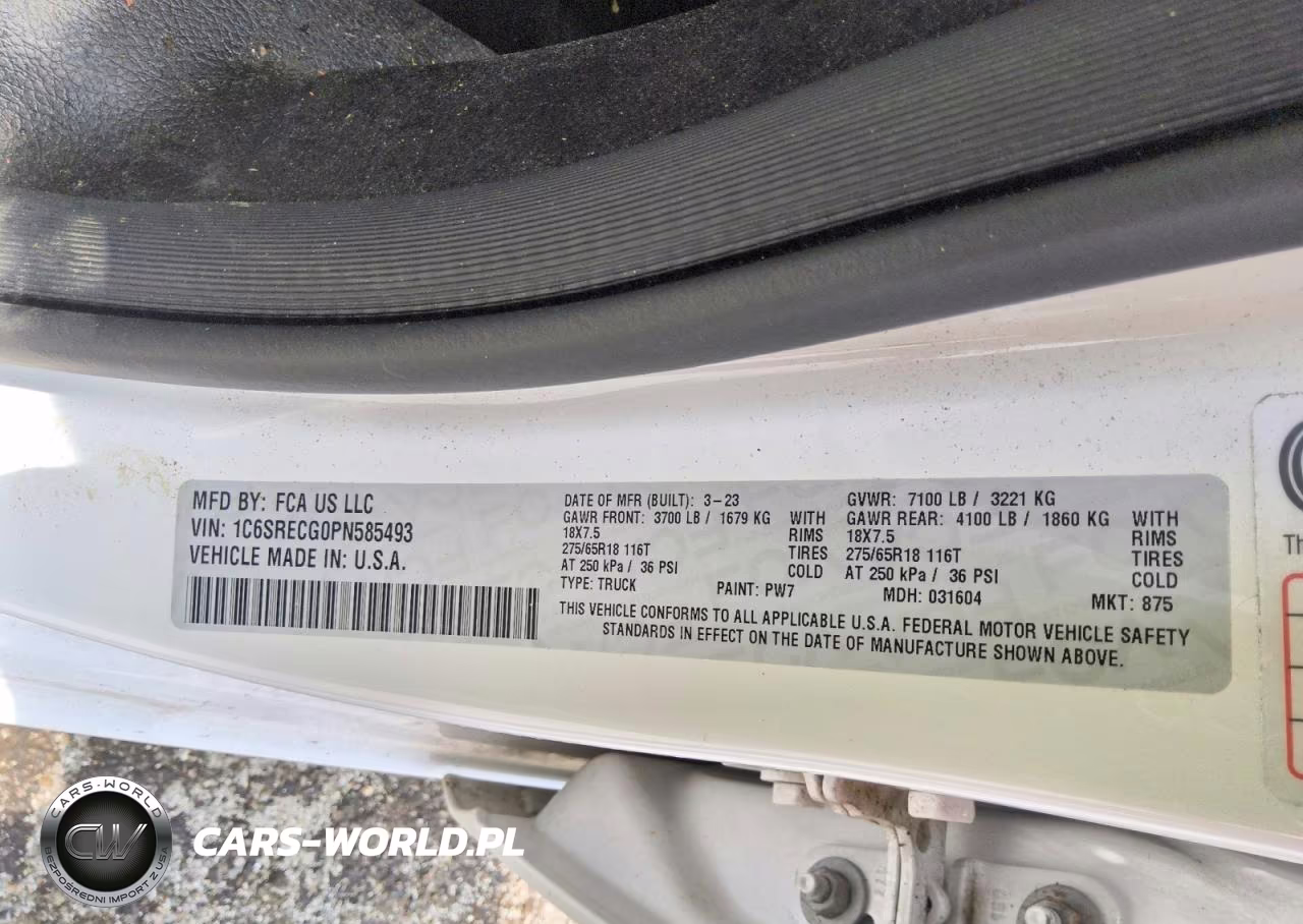 2023 Ram 1500 Tradesman VIN:1C6SRECG0PN585493 - 12