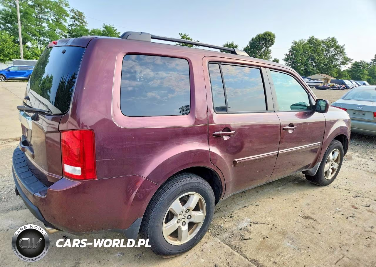 2009 Honda Pilot Ex VIN:5FNYF48459B010912 - 3