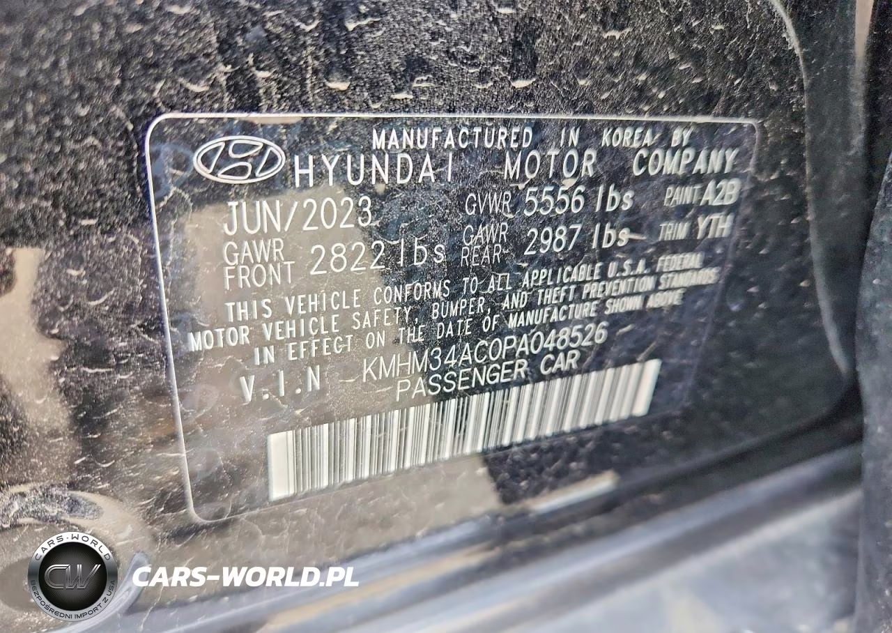 2023 Hyundai Ioniq 6 Sel VIN:KMHM34AC0PA048526 - 12