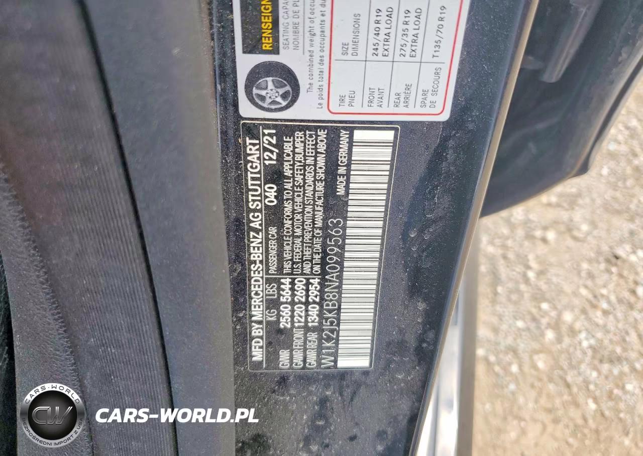 2022 Mercedes-Benz Cls 450 4Matic VIN:W1K2J5KB8NA099563 - 12