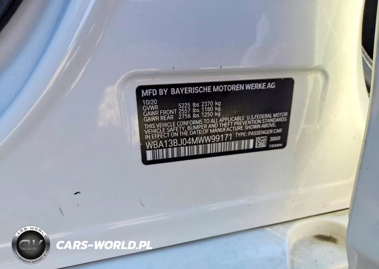 2021 BMW 530 Xi VIN:WBA13BJ04MWW99171 - 12