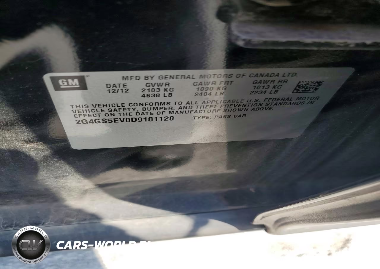 2013 Buick Regal Premium VIN:2G4GS5EV0D9181120 - 12