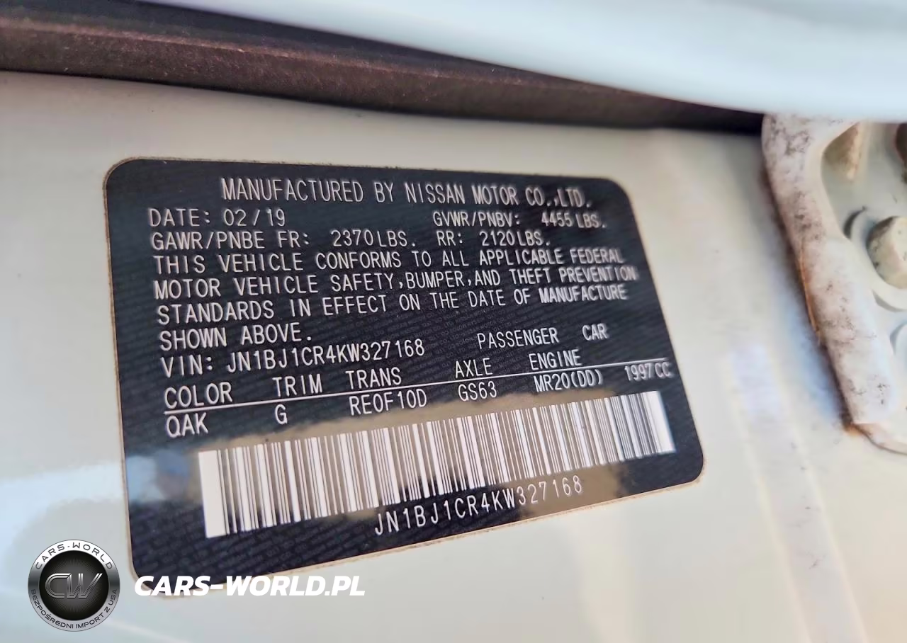 2019 Nissan Rogue Sport S VIN:JN1BJ1CR4KW327168 - 13