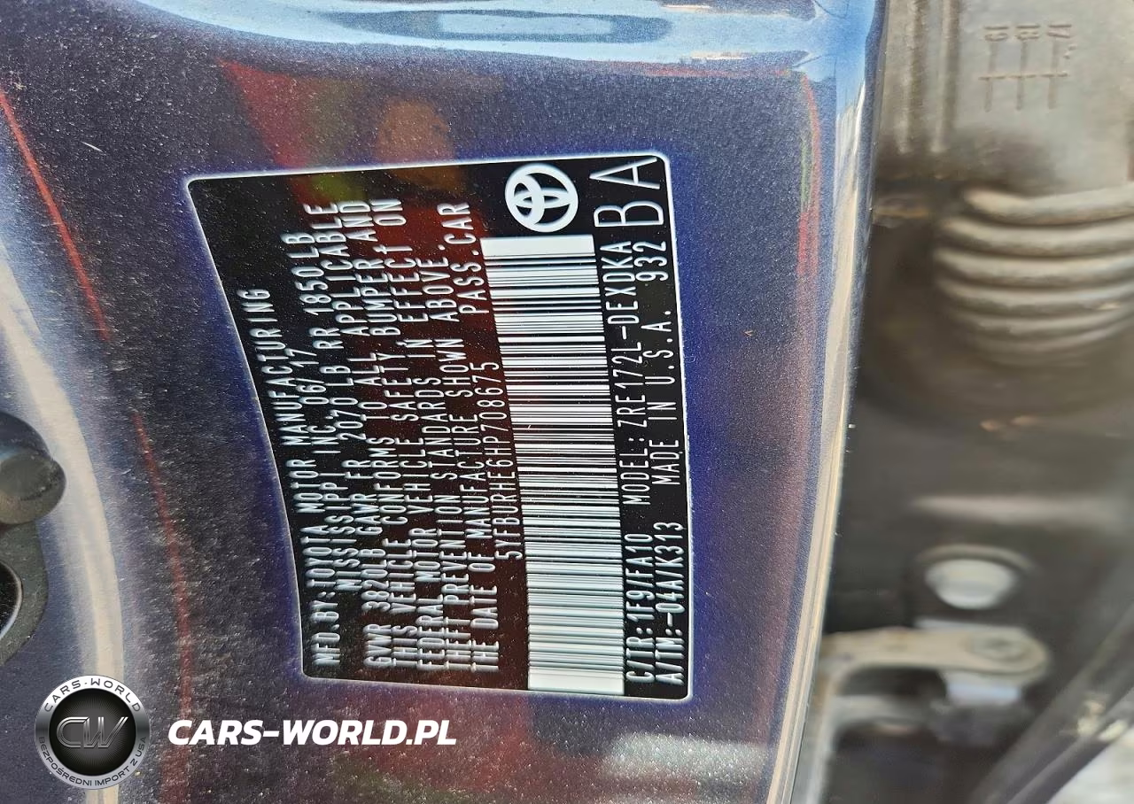 2017 Toyota Corolla L VIN:5YFBURHE6HP708675 - 12