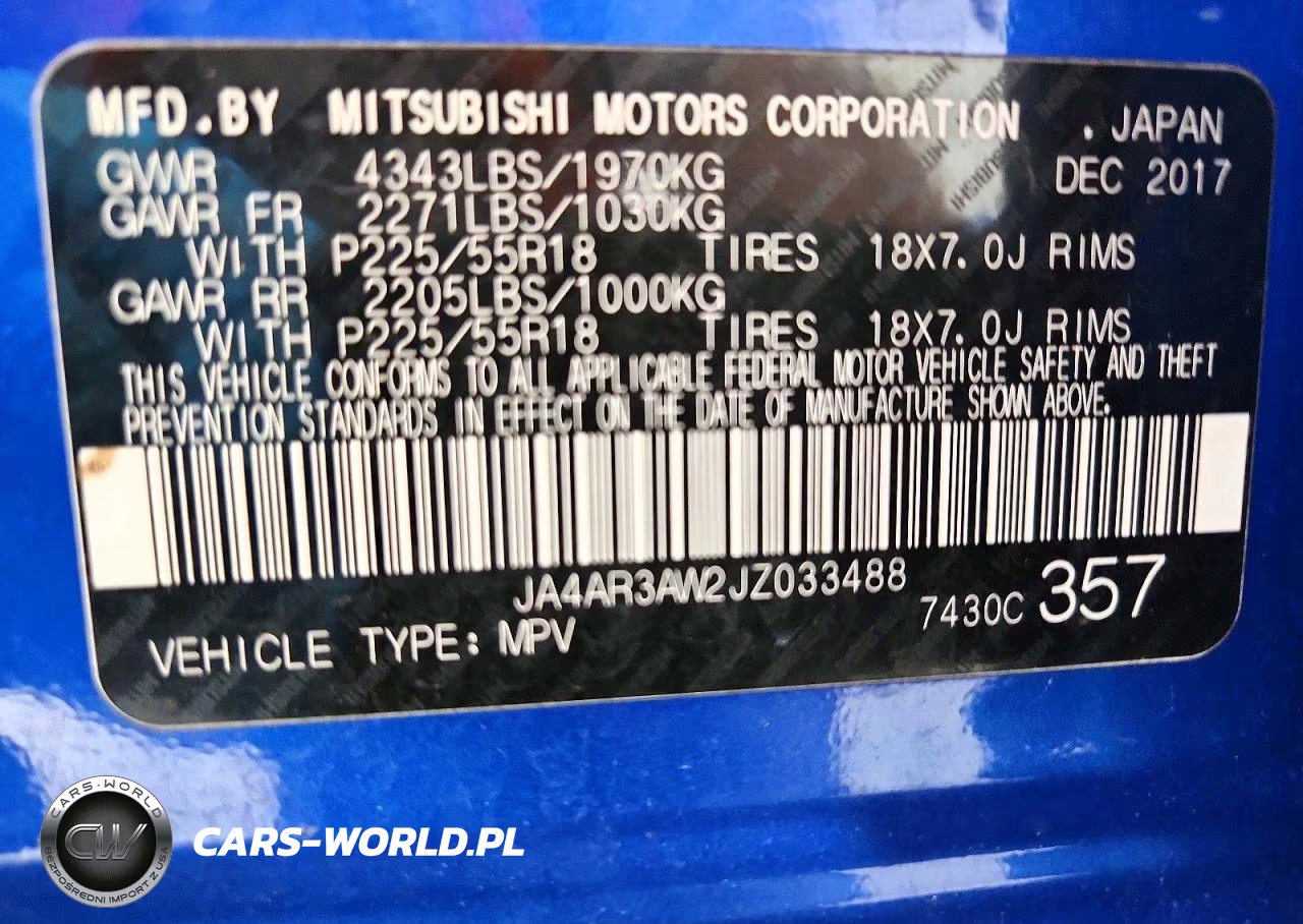 2018 Mitsubishi Outlander Sport Es VIN:JA4AR3AW2JZ033488 - 13