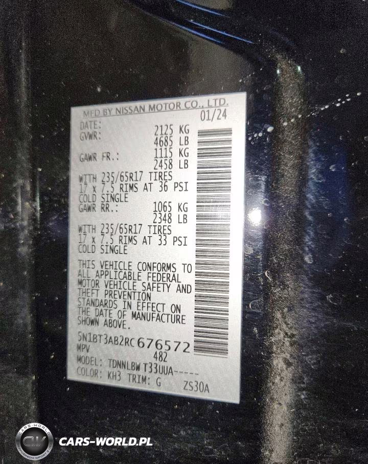 2024 Nissan Rogue S VIN:5N1BT3AB2RC676572 - 13