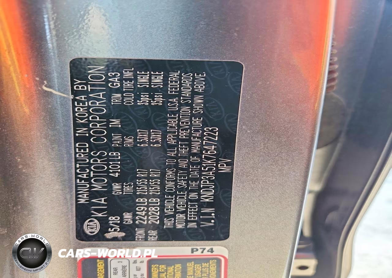 2019 Kia Soul + VIN:KNDJP3A51K7647223 - 13