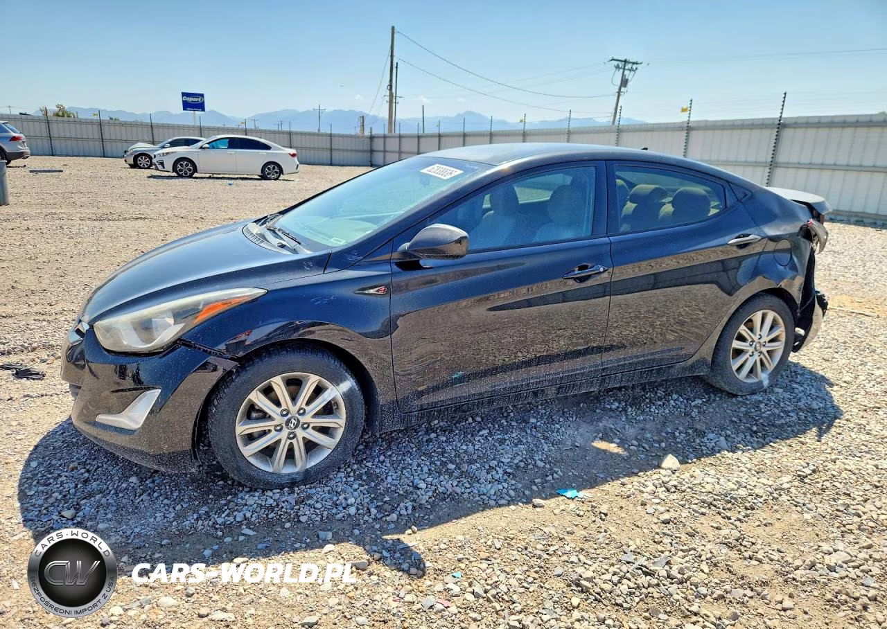 2014 Hyundai Elantra Se VIN:5NPDH4AE7EH534554 - 1