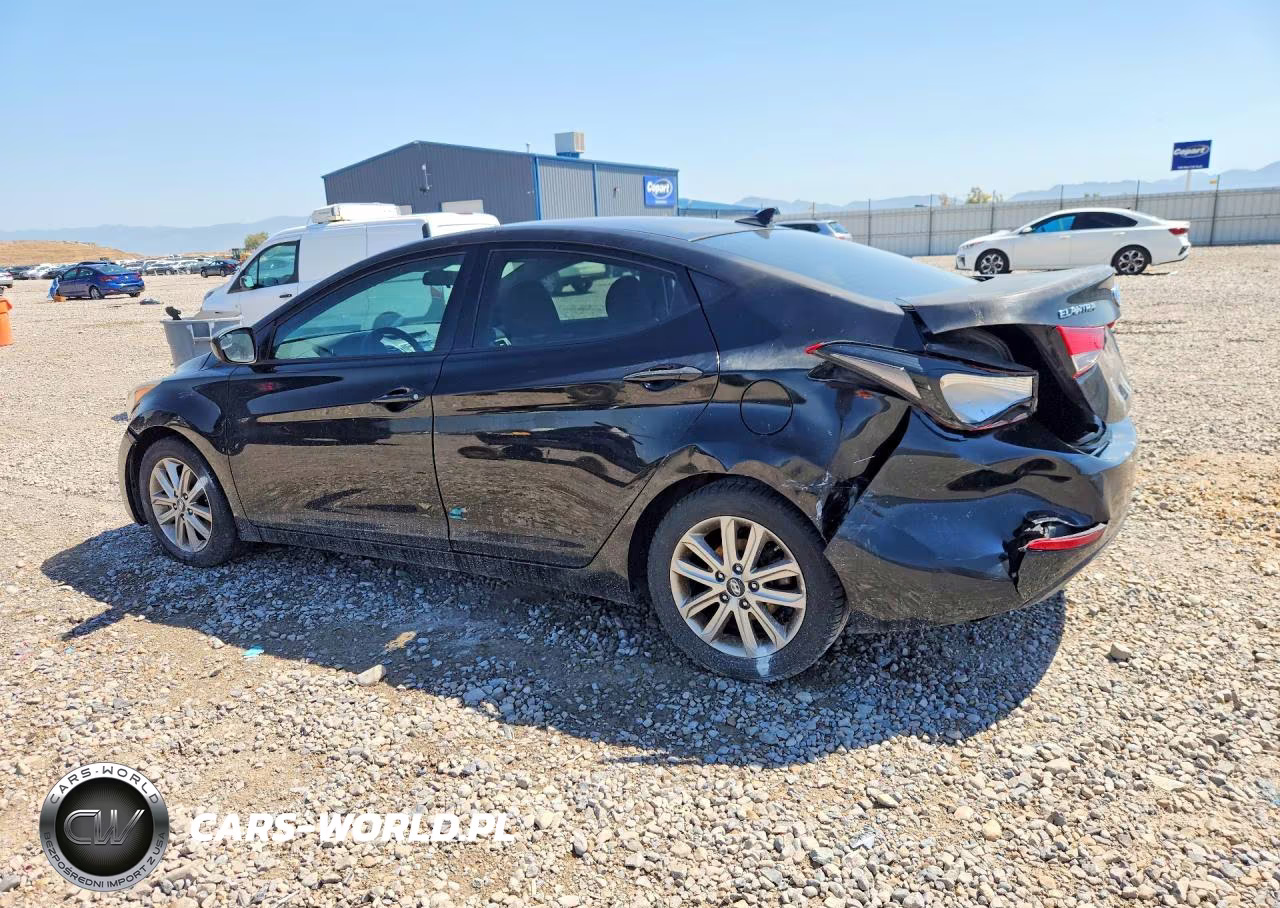 2014 Hyundai Elantra Se VIN:5NPDH4AE7EH534554 - 2