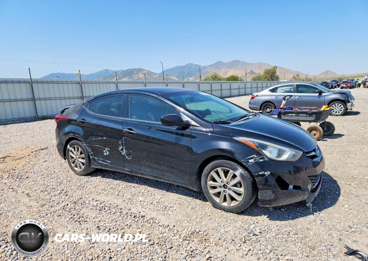 2014 Hyundai Elantra Se VIN:5NPDH4AE7EH534554 - 4