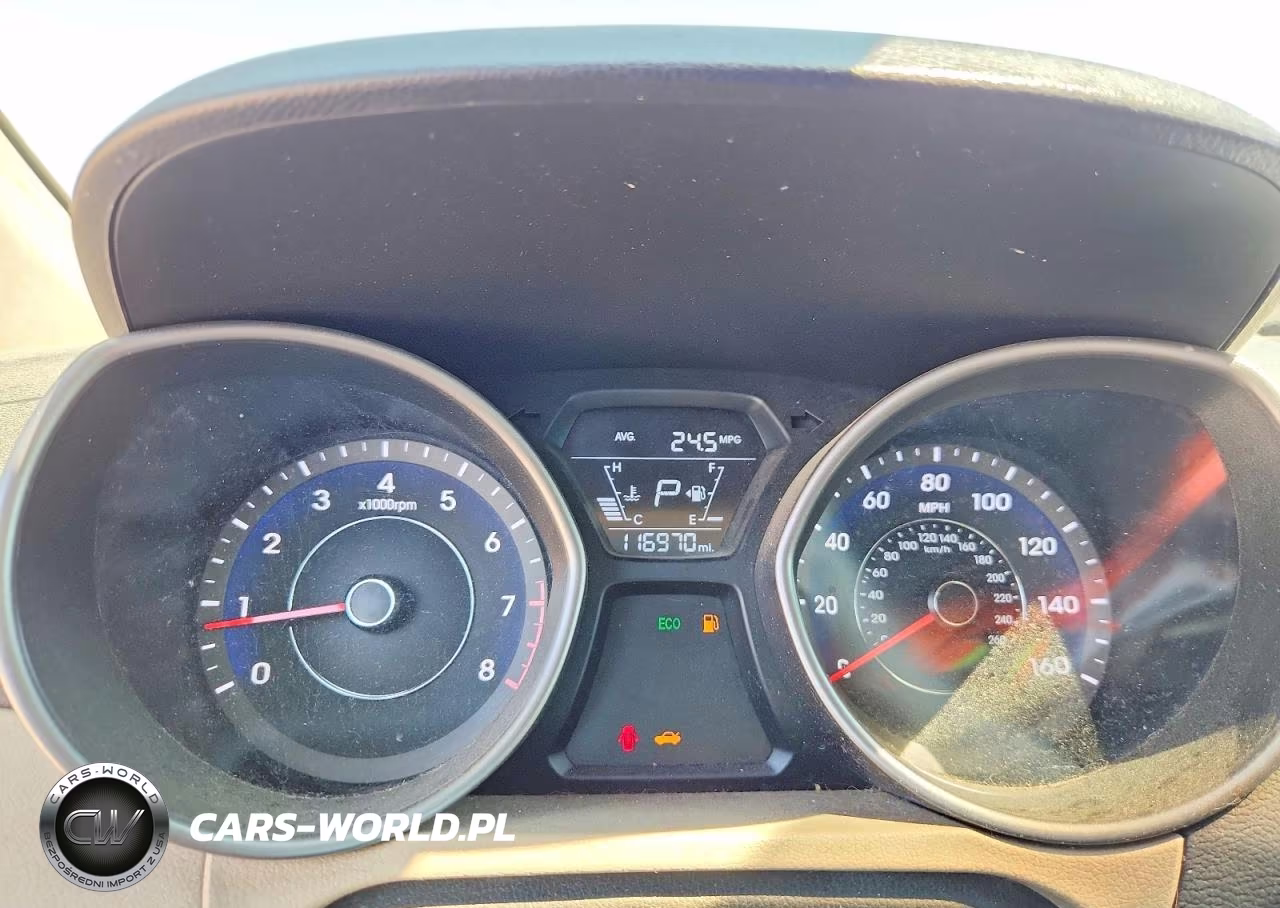2014 Hyundai Elantra Se VIN:5NPDH4AE7EH534554 - 9