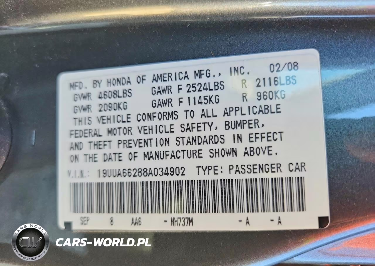 2008 Acura Tl VIN:19UUA66288A034902 - 12