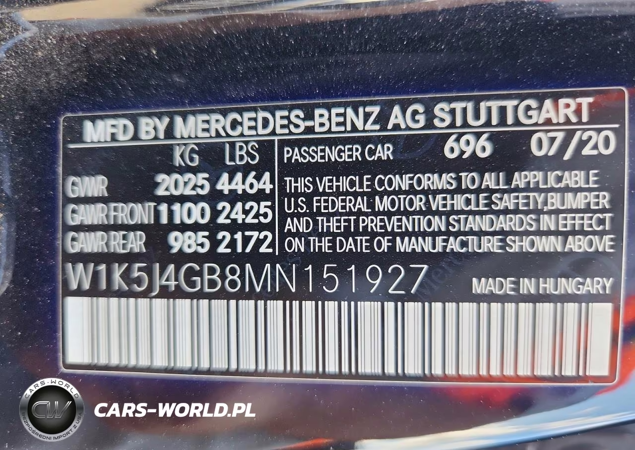 2021 Mercedes-Benz Cla 250 VIN:W1K5J4GB8MN151927 - 13