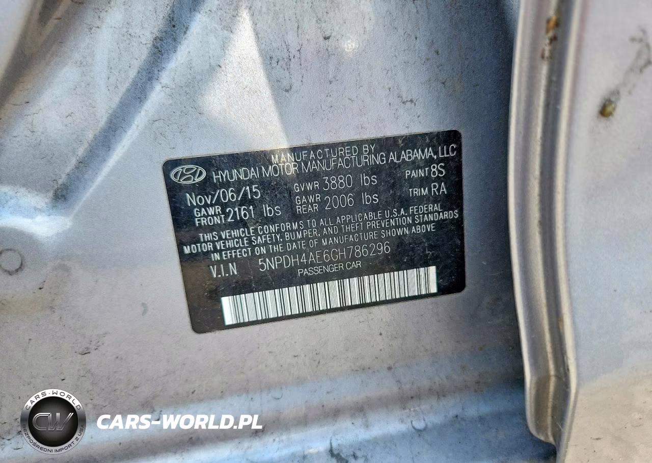 2016 Hyundai Elantra Se VIN:5NPDH4AE6GH786296 - 13