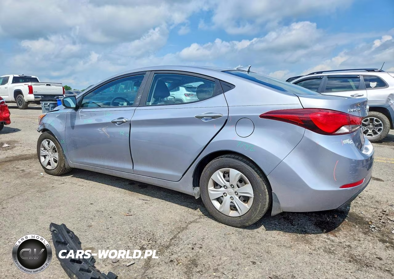 2016 Hyundai Elantra Se VIN:5NPDH4AE6GH786296 - 2