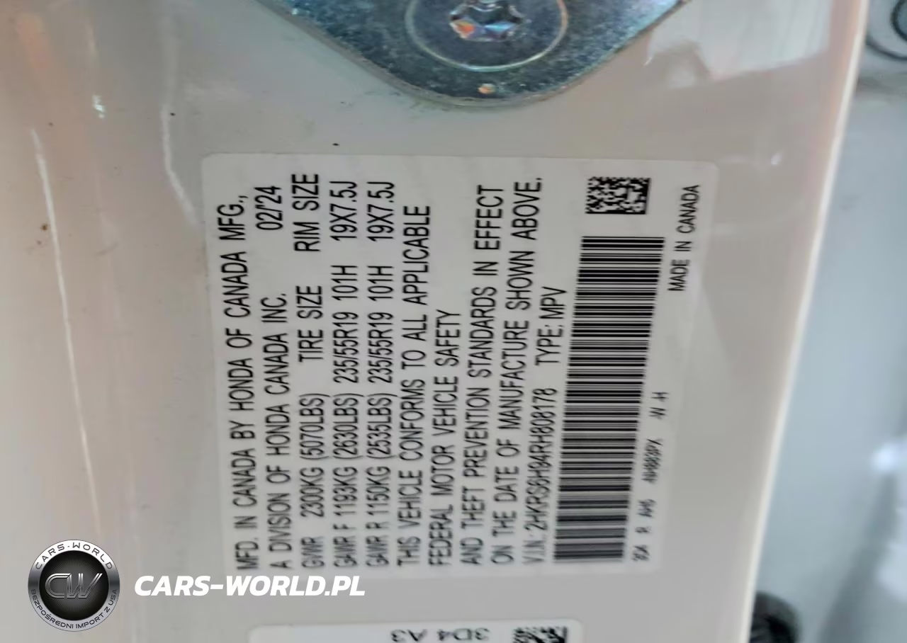 2024 Honda Cr-V Sport Touring VIN:2HKRS6H94RH808178 - 14