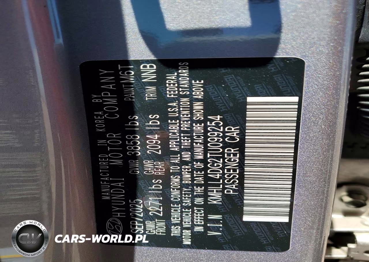 2026 Hyundai Elantra Se VIN:KMHLL4DG2TU099254 - 12