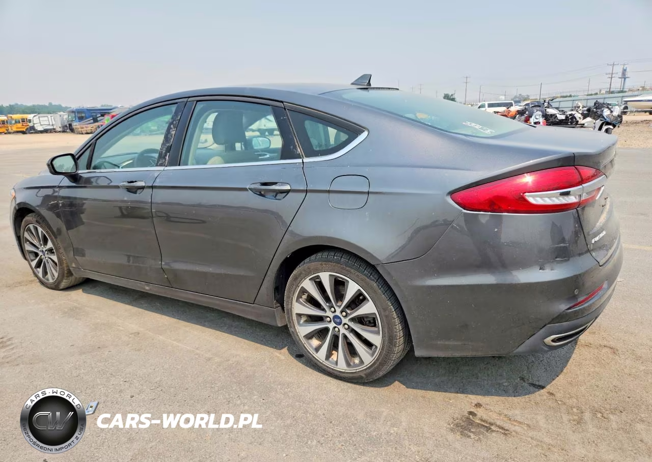 2019 Ford Fusion Se VIN:3FA6P0T96KR179668 - 2