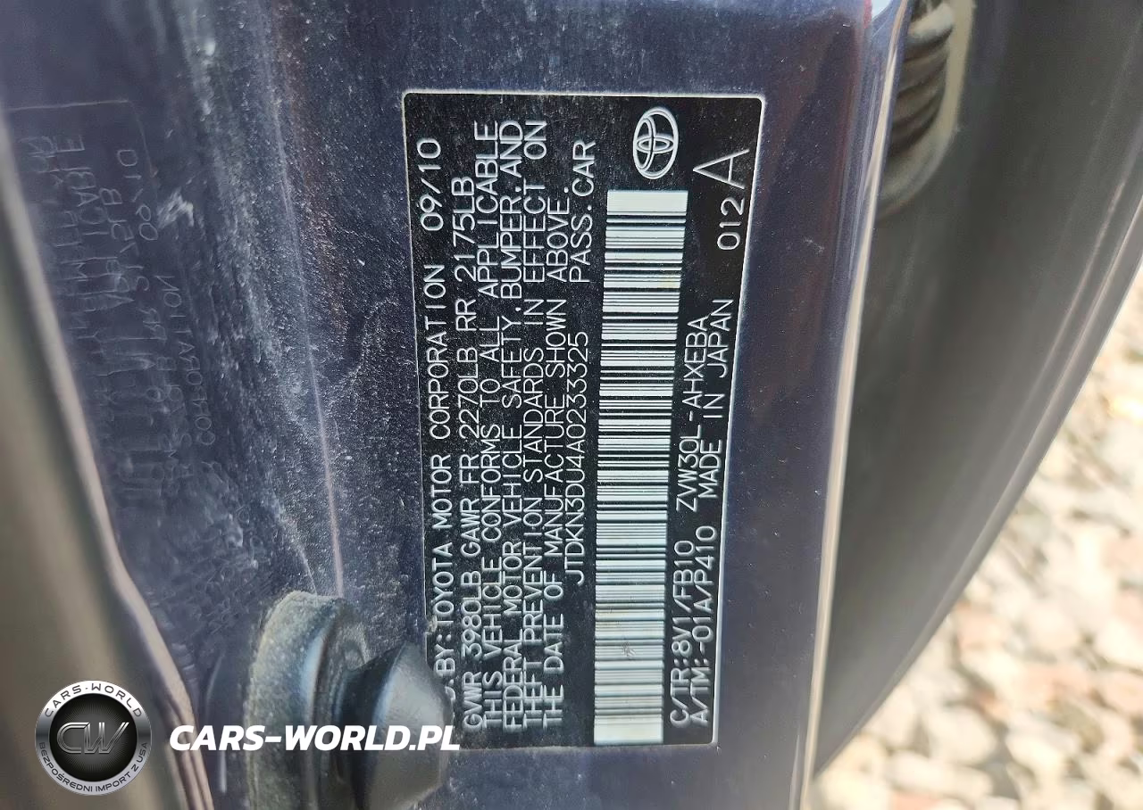 2010 Toyota Prius Iii VIN:JTDKN3DU4A0233325 - 12