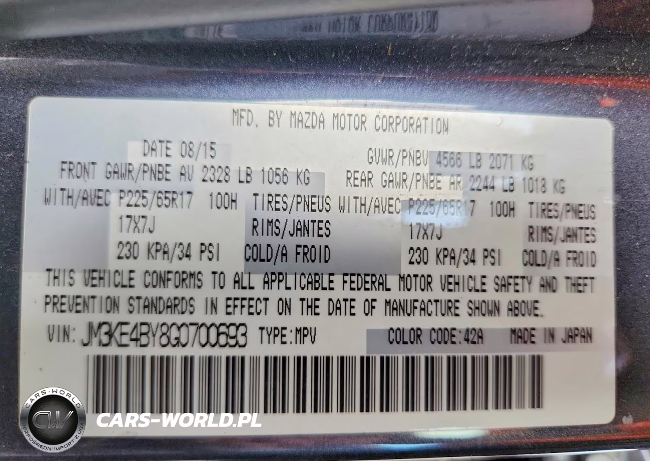 2016 Mazda Cx-5 Sport VIN:JM3KE4BY8G0700693 - 13