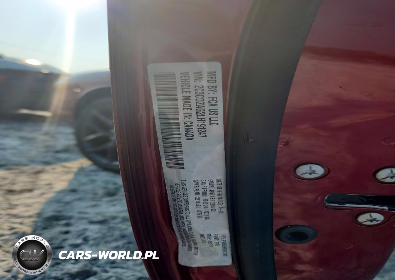 2020 Dodge Challenger Sxt VIN:2C3CDZAG2LH191247 - 12