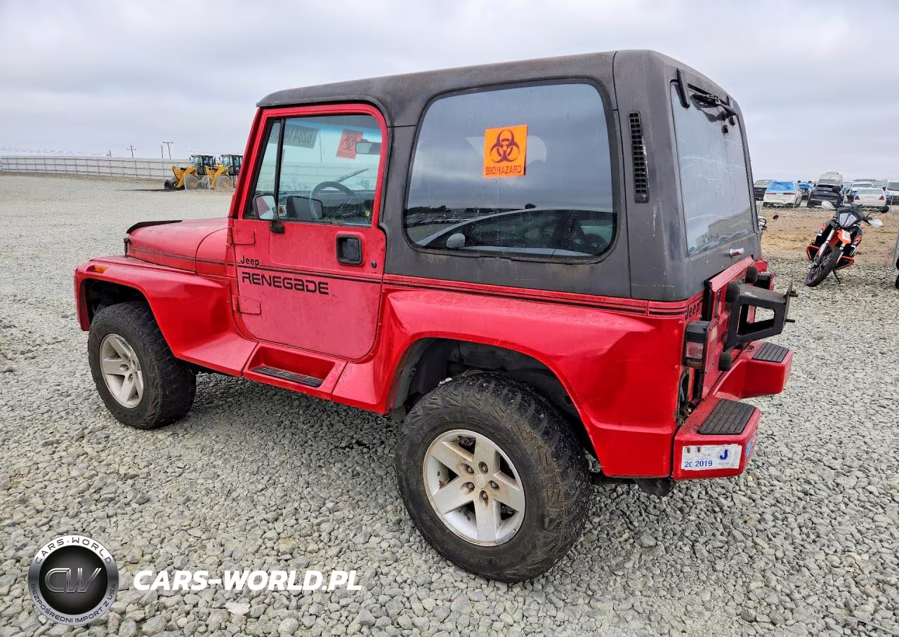 1991 Jeep Wrangler - Yj Renegade VIN:2J4FY69S6MJ117046 - 2