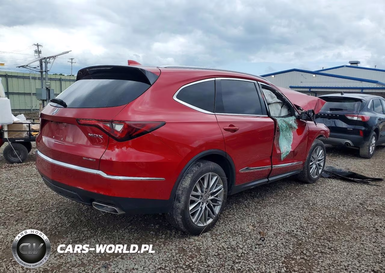 2022 Acura Mdx Advance VIN:5J8YE1H88NL032089 - 3