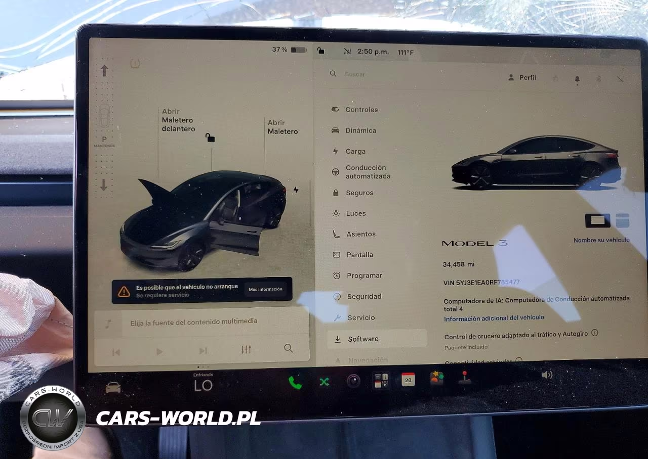 2024 Tesla Model 3 VIN:5YJ3E1EA0RF785477 - 9