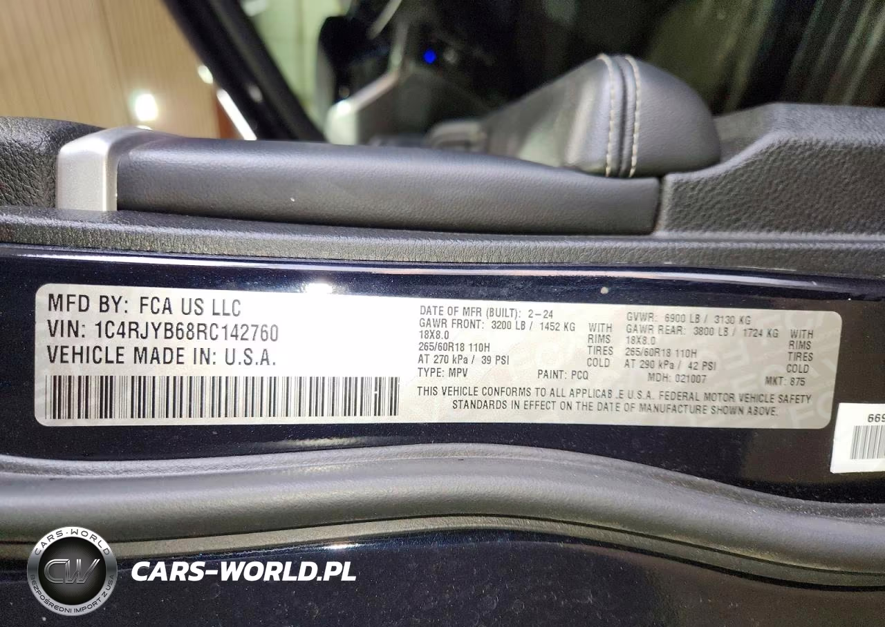 2024 Jeep Grand Cherokee Limited 4Xe VIN:1C4RJYB68RC142760 - 14