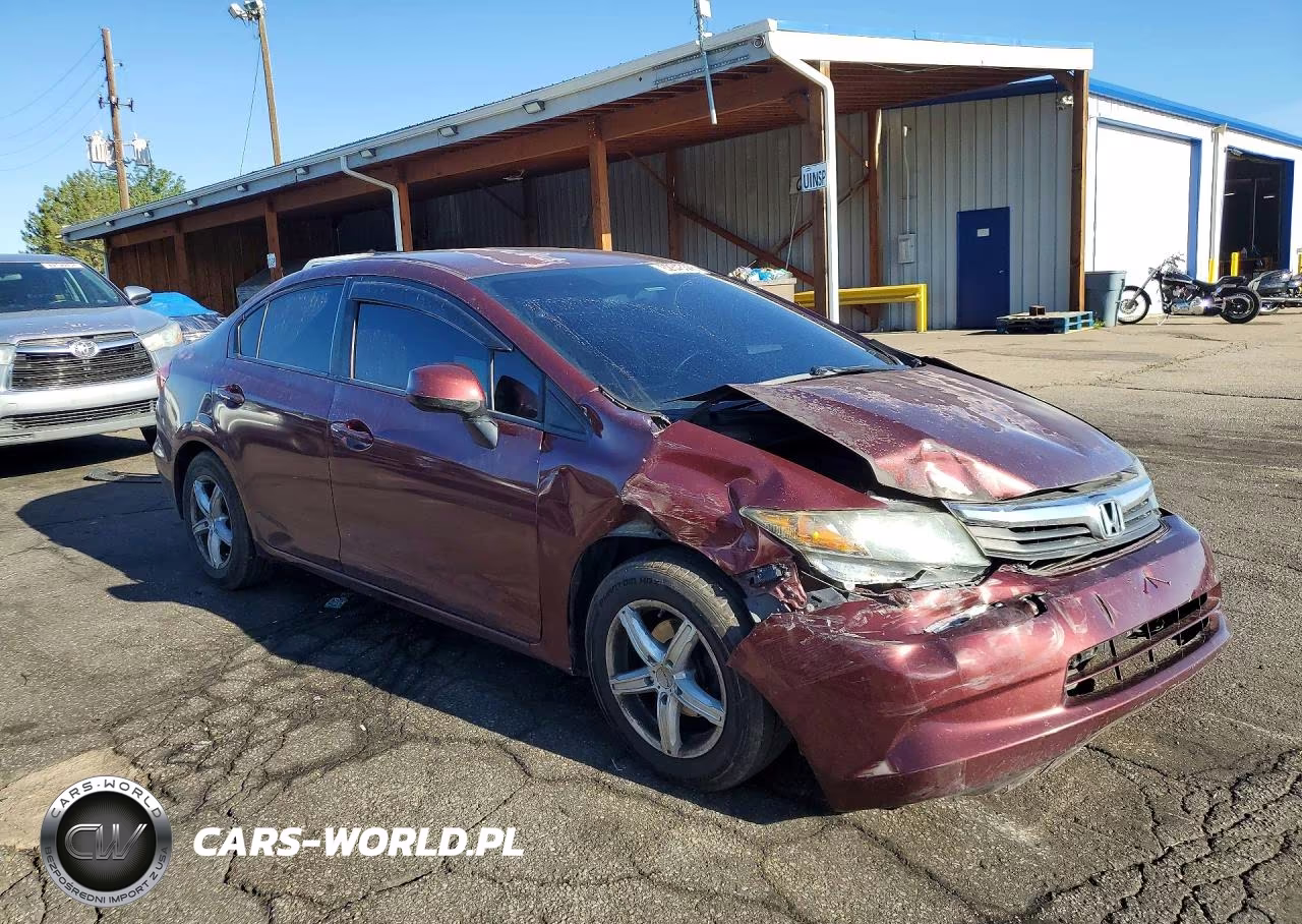 2012 Honda Civic Lx VIN:2HGFB2F56CH594811 - 4