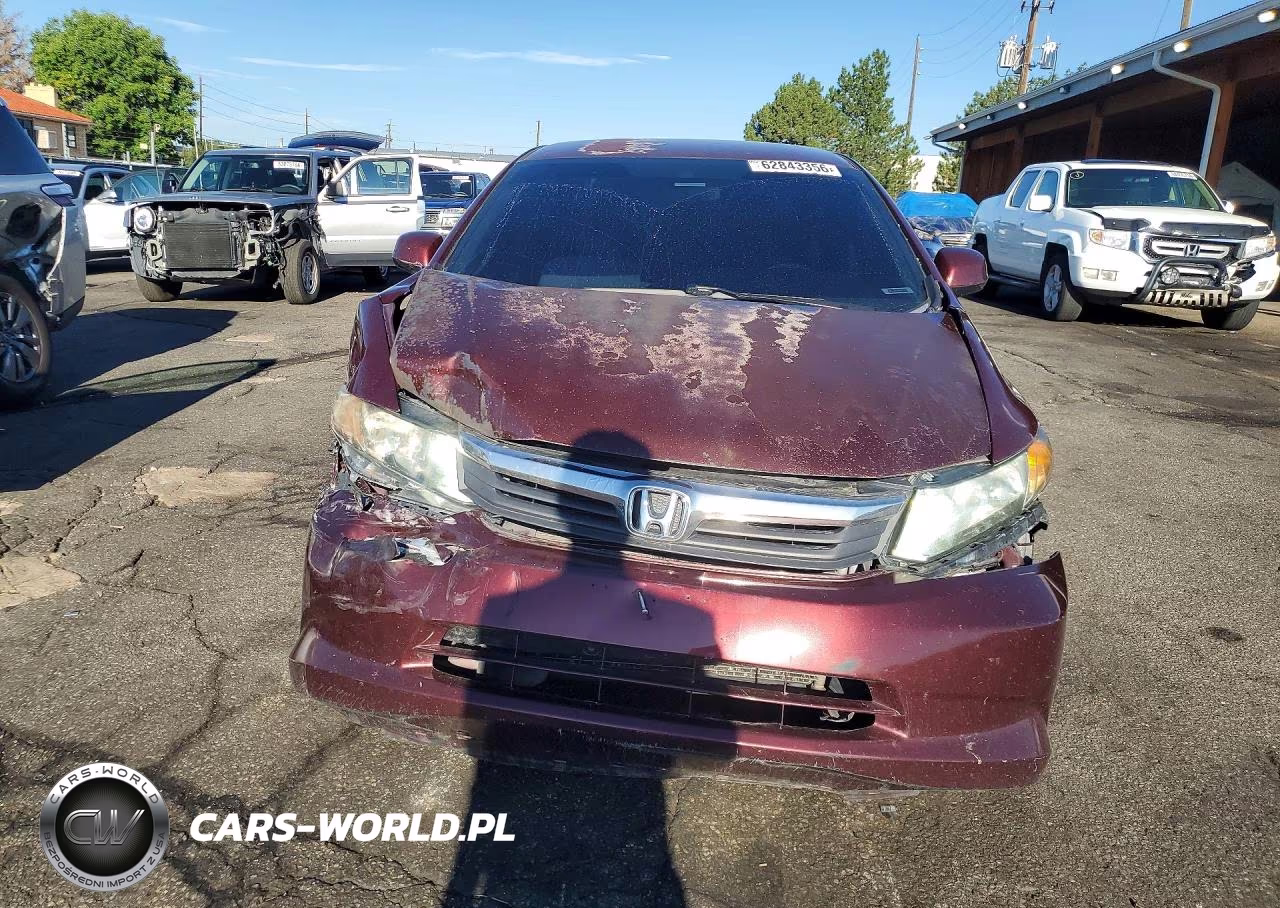 2012 Honda Civic Lx VIN:2HGFB2F56CH594811 - 5