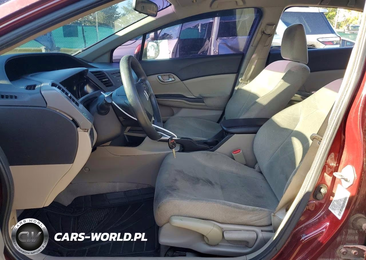 2012 Honda Civic Lx VIN:2HGFB2F56CH594811 - 7