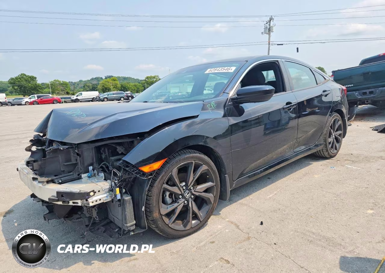 2020 Honda Civic Sport VIN:19XFC2F86LE017455 - 1