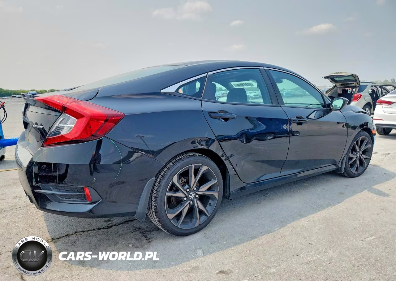 2020 Honda Civic Sport VIN:19XFC2F86LE017455 - 3