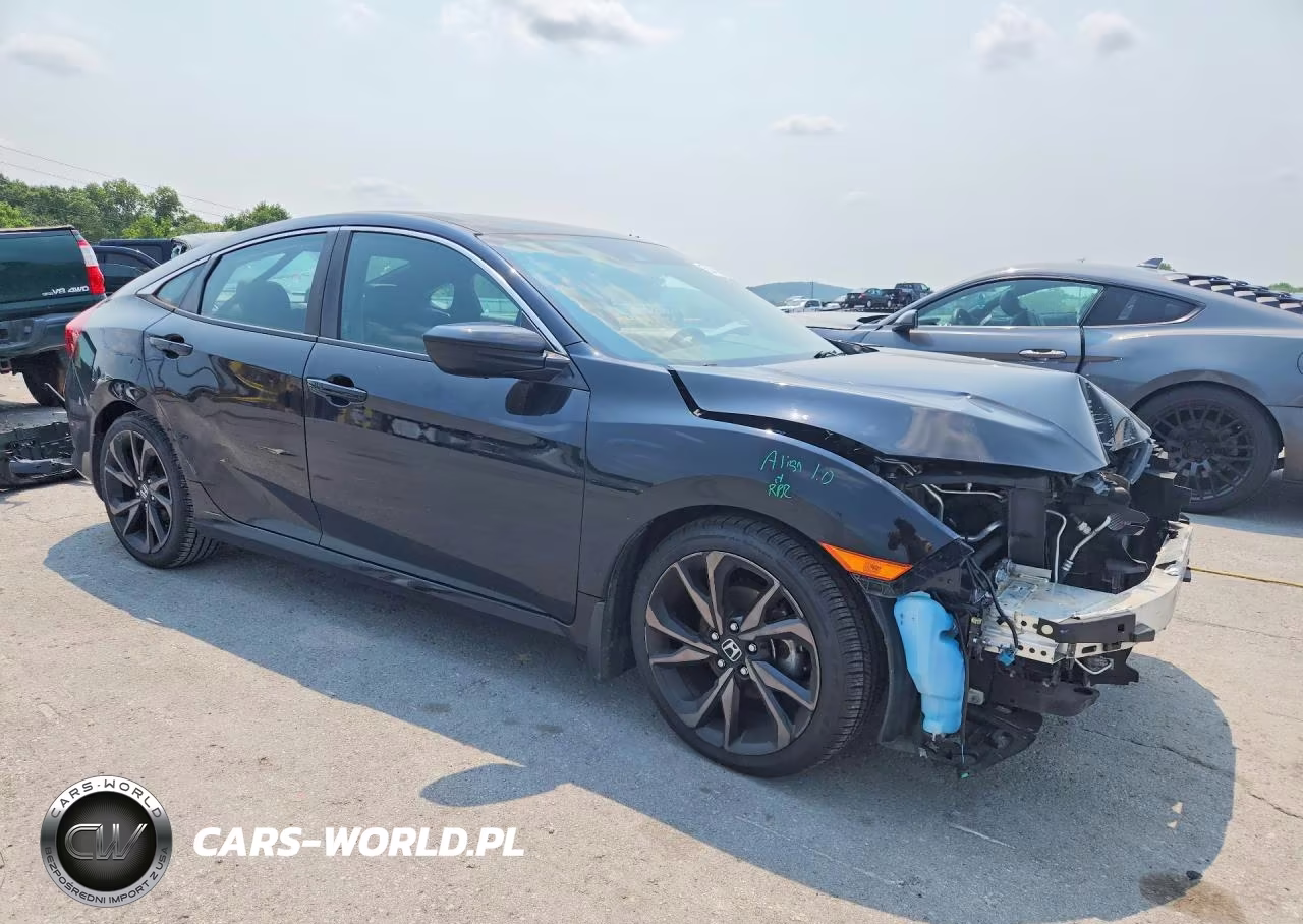 2020 Honda Civic Sport VIN:19XFC2F86LE017455 - 4