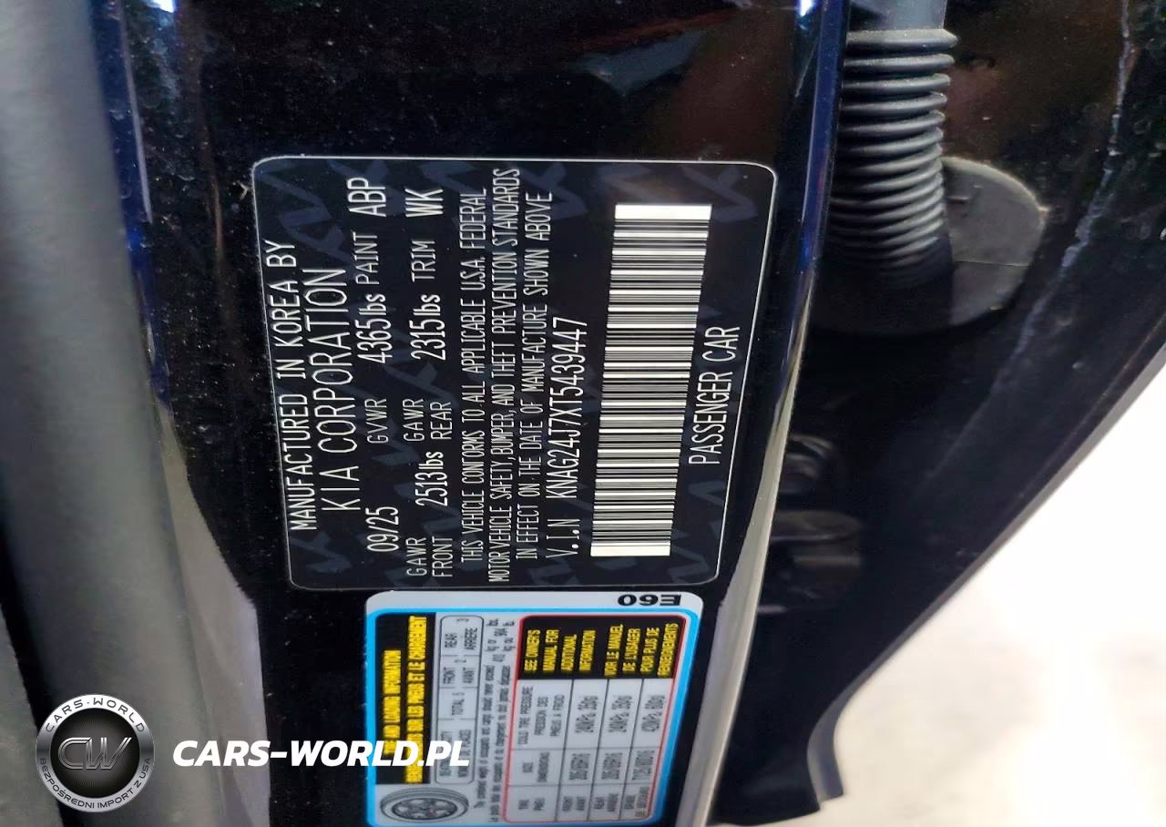 2026 Kia K5 Lxs VIN:KNAG24J7XT5439447 - 12