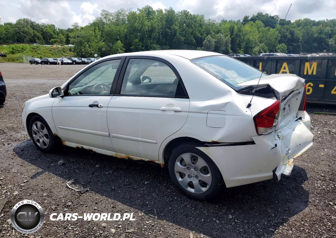 2008 Kia Spectra Lx VIN:KNAFE121X85558750 - 2