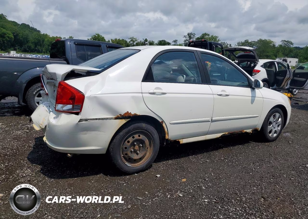 2008 Kia Spectra Lx VIN:KNAFE121X85558750 - 3