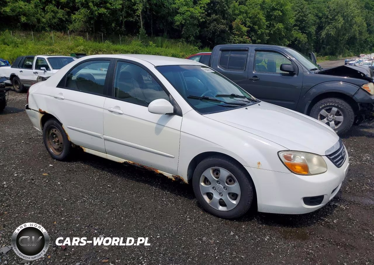 2008 Kia Spectra Lx VIN:KNAFE121X85558750 - 4